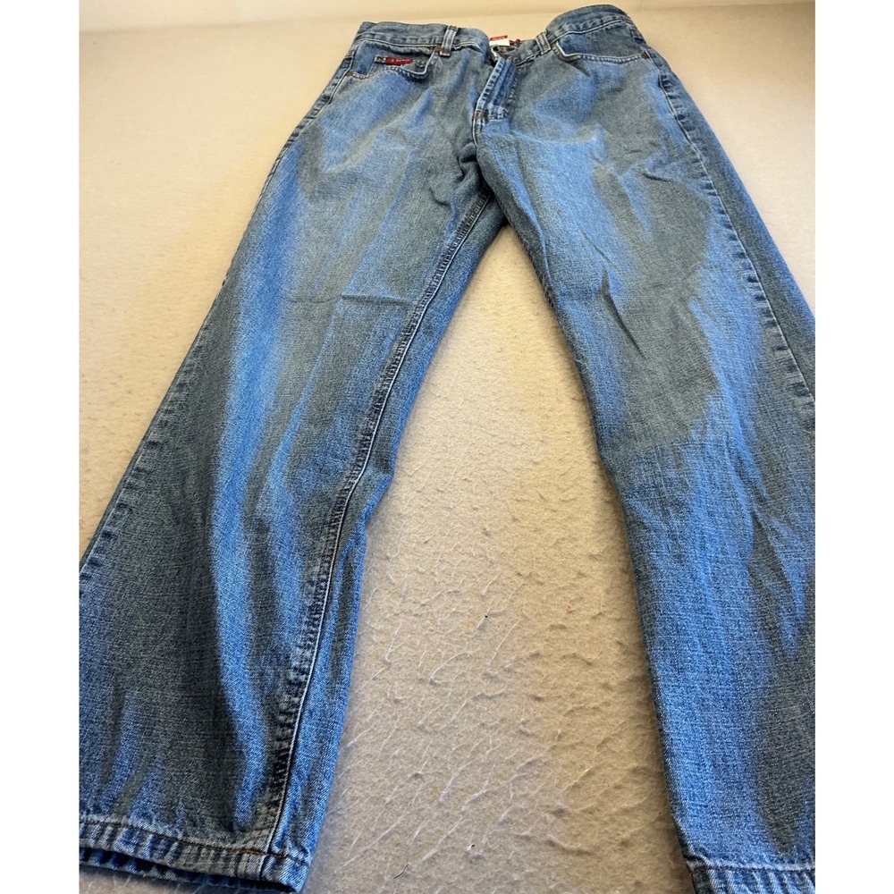 Chaps Vintage Jeans Straight Leg Medium Wash 33x32 Mens Denim Classic Casual